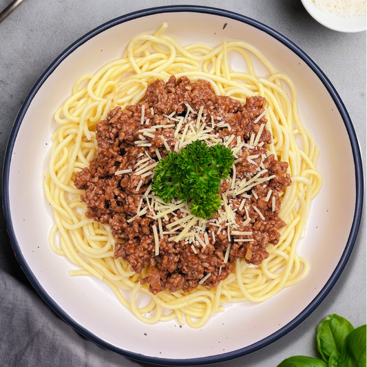 Spaghetti Bolognaise with Parmesan